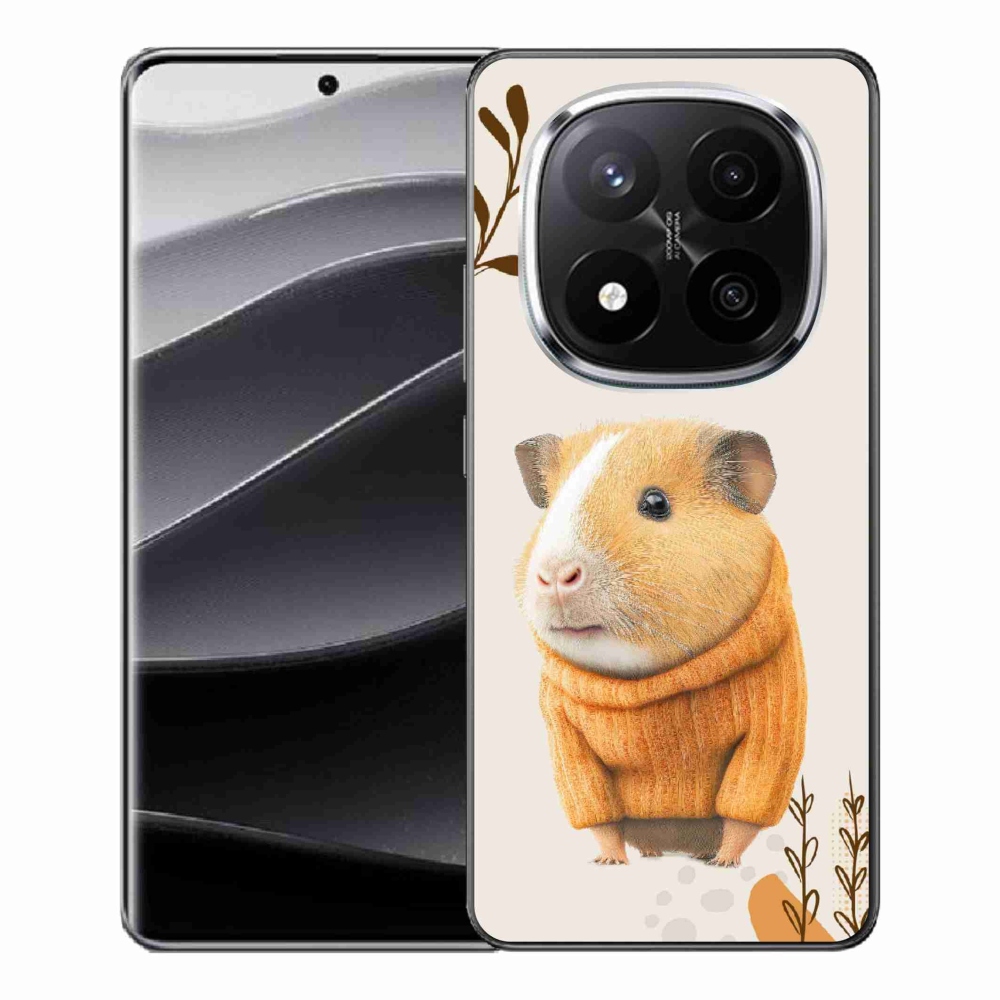 Gelový kryt mmCase na Xiaomi Redmi Note 14 Pro+ 5G - morče ve svetru