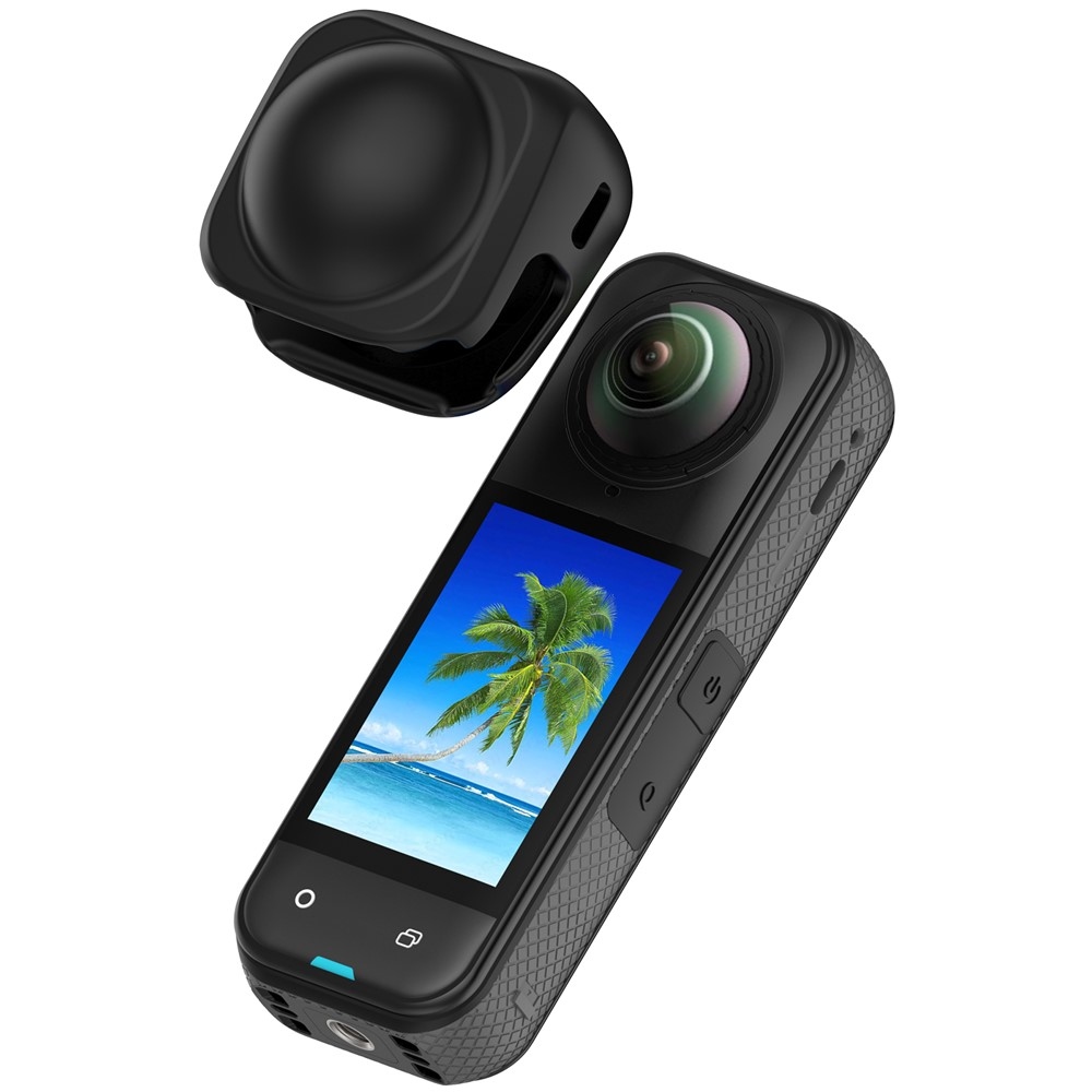 Silikonová krytka objektivů pro Insta360 X5 a X4 - černá