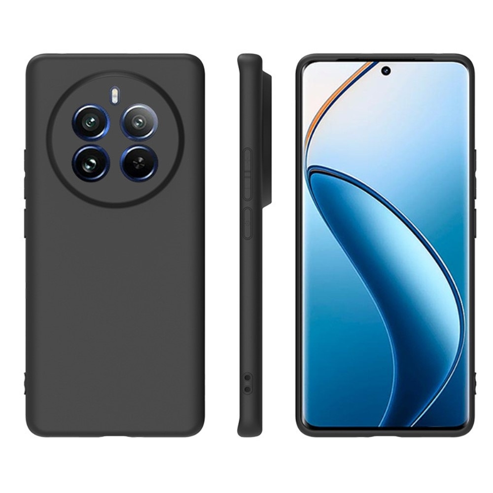 Černý gelový obal na Realme 12 Pro 5G/12 Pro+ 5G