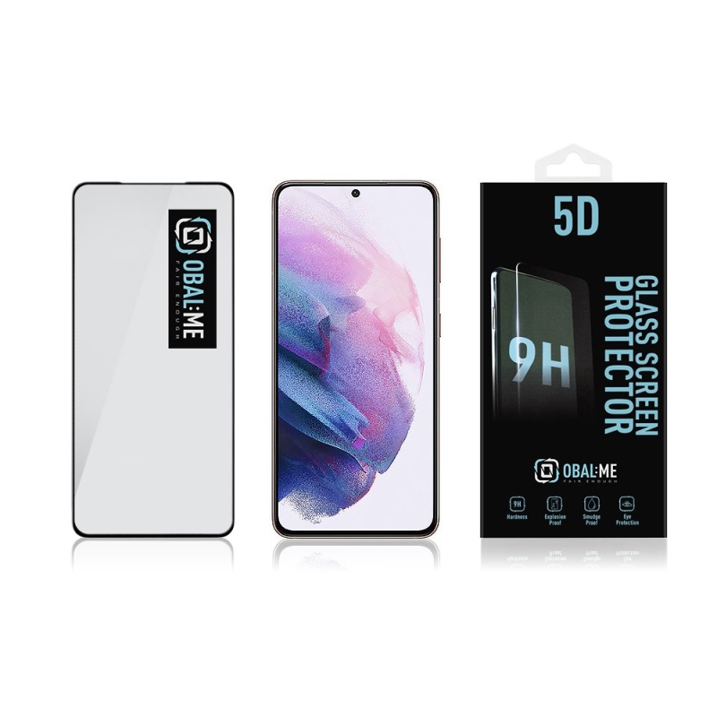 Obal:Me 5D Tvrzené Sklo pro Samsung Galaxy S21 Black