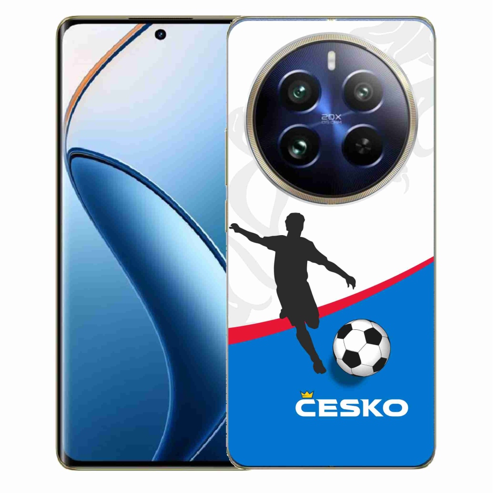 Gelový kryt mmCase na Realme 12 Pro 5G/12 Pro+ 5G - fotbal Česko 1