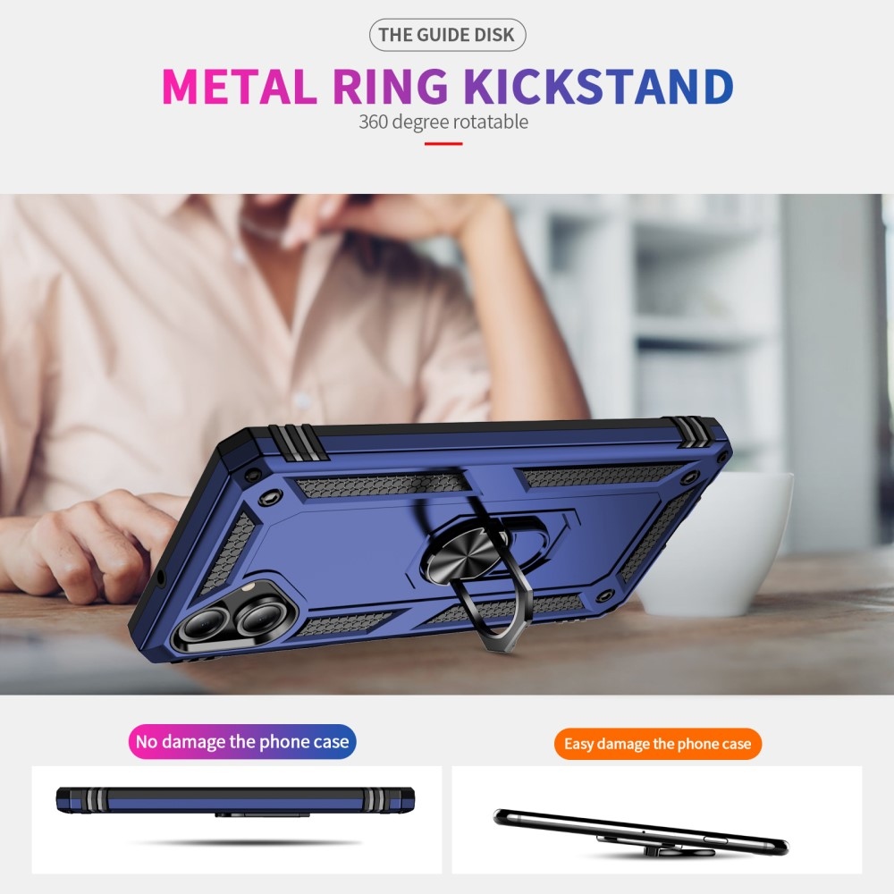 Rings odolný kryt na Samsung Galaxy A06 4G - modrý