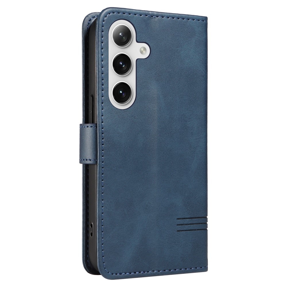 T-Shape knížkové pouzdro na Samsung Galaxy S24+/S25+ - modré