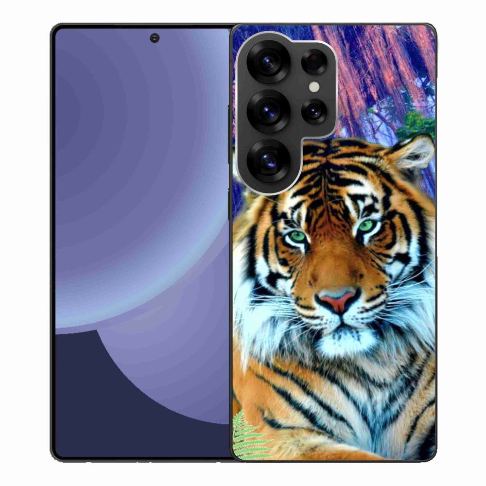 Gelový kryt mmCase na Samsung Galaxy S25 Ultra - tygr