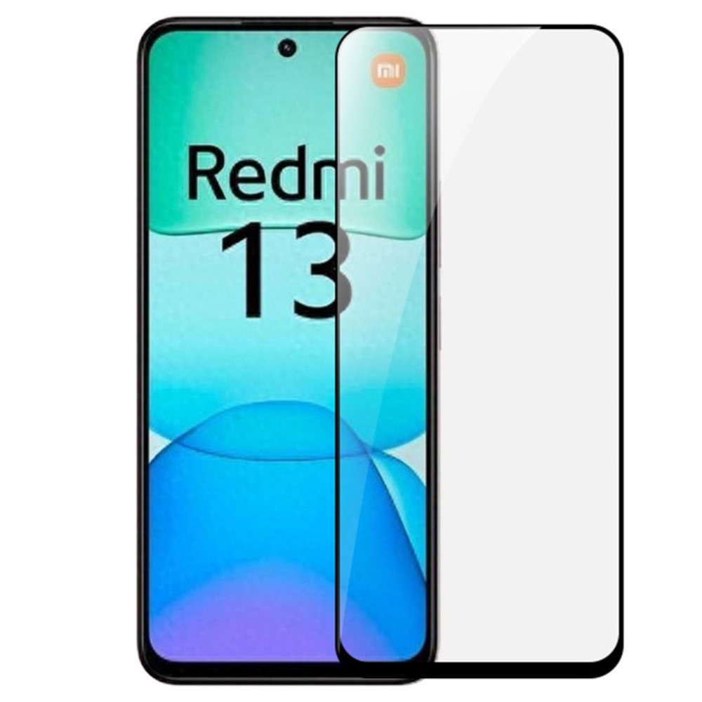 RURI celoplošné tvrzené sklo na Xiaomi Redmi 13 4G/Poco M6 4G