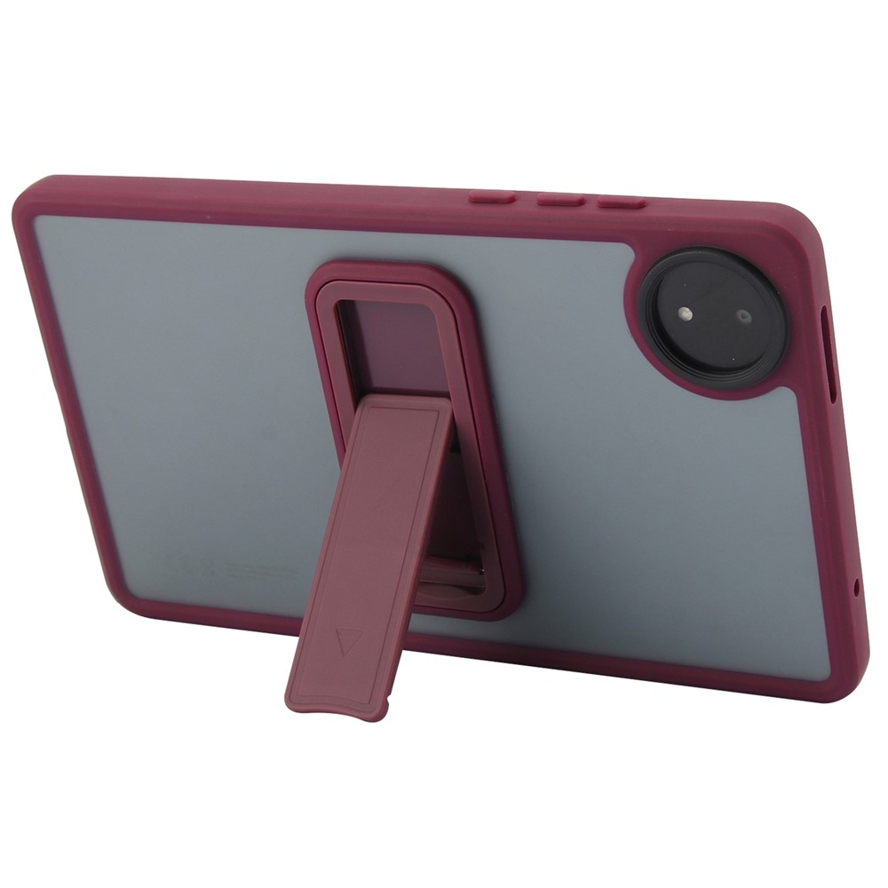 Skiny gelový obal s pevnými zády a výklopným stojánkem na Xiaomi Redmi Pad SE 8.7 - vínový