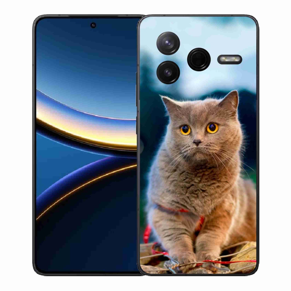 Gelový kryt mmCase na Xiaomi Poco F7 Pro - britská modrá 2