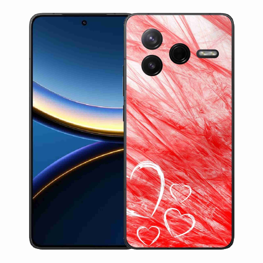 Gelový kryt mmCase na Xiaomi Poco F7 Pro - heart