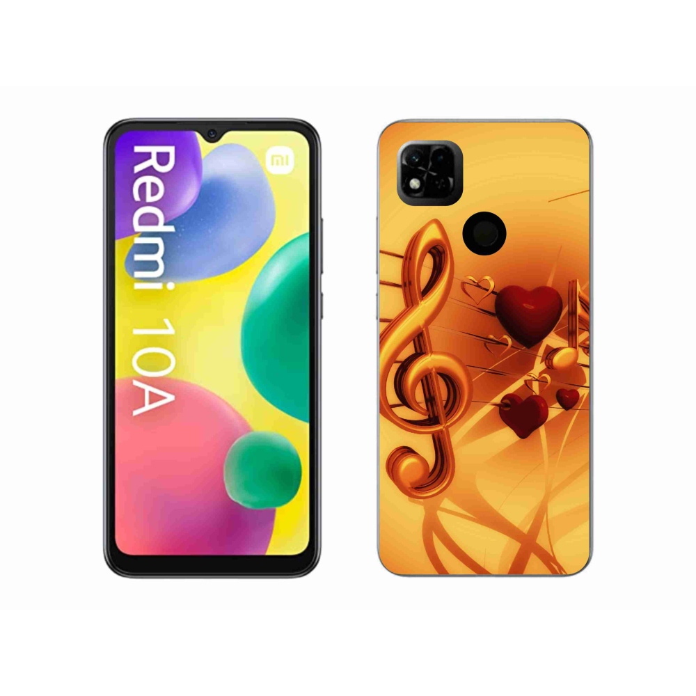 Gelový kryt mmCase na Xiaomi Redmi 10A - noty