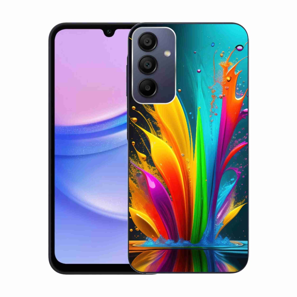 Gelový kryt mmCase na Samsung Galaxy A15 4G/5G - abstraktní motiv 1