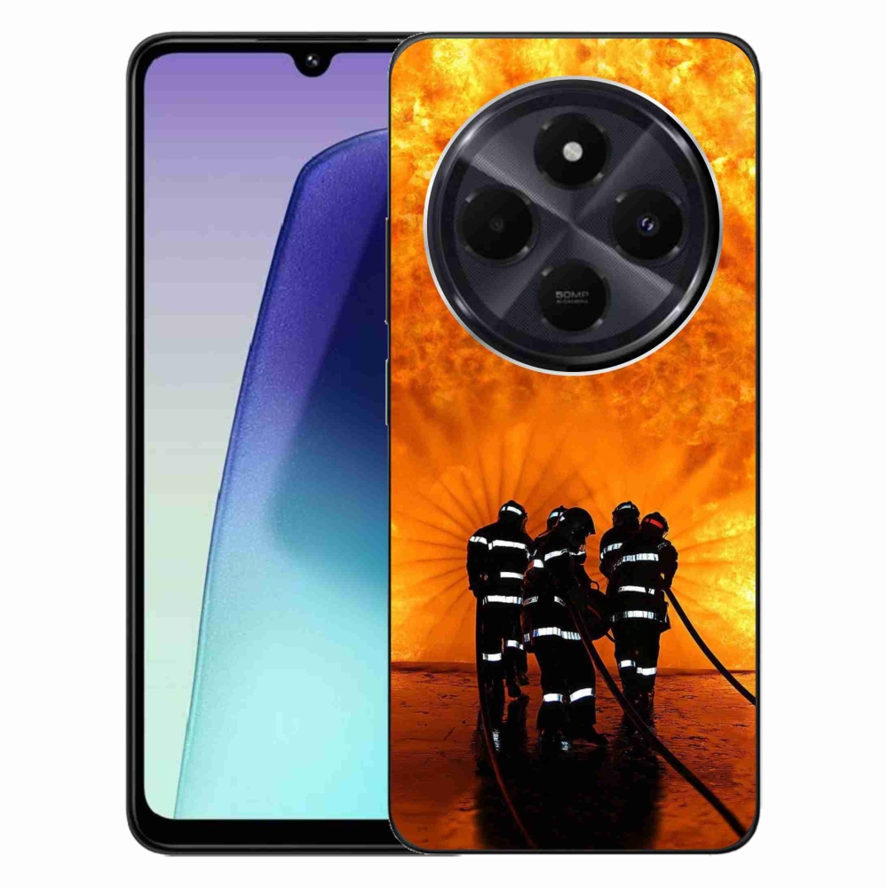 Gelový kryt mmCase na Xiaomi Redmi 14C/Poco C75 - požár