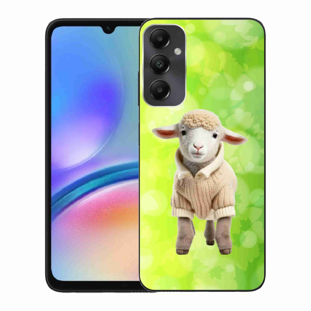 Gelový kryt mmCase na Samsung Galaxy A05s - jehně ve svetru