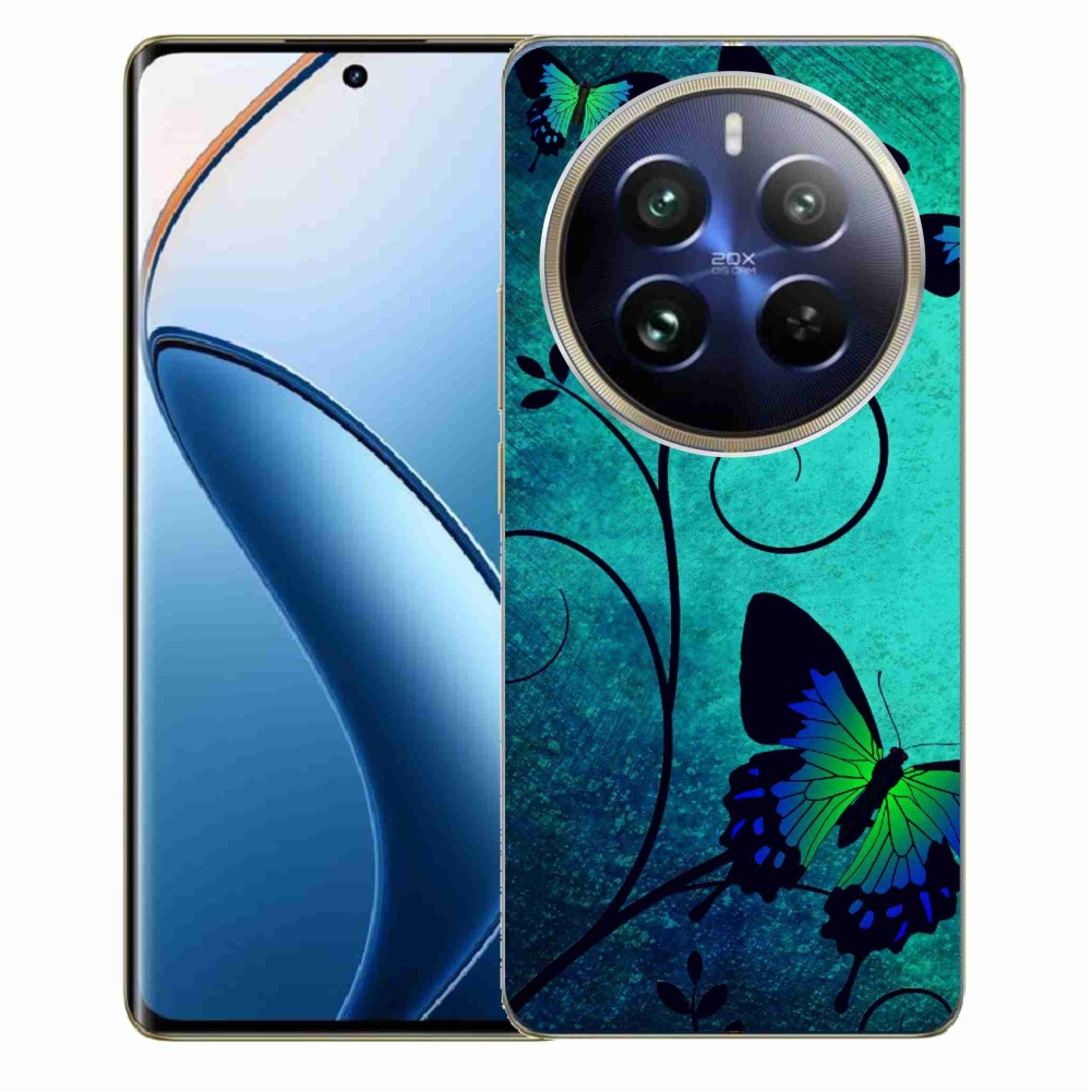 Gelový kryt mmCase na Realme 12 Pro 5G/12 Pro+ 5G - barevní motýli