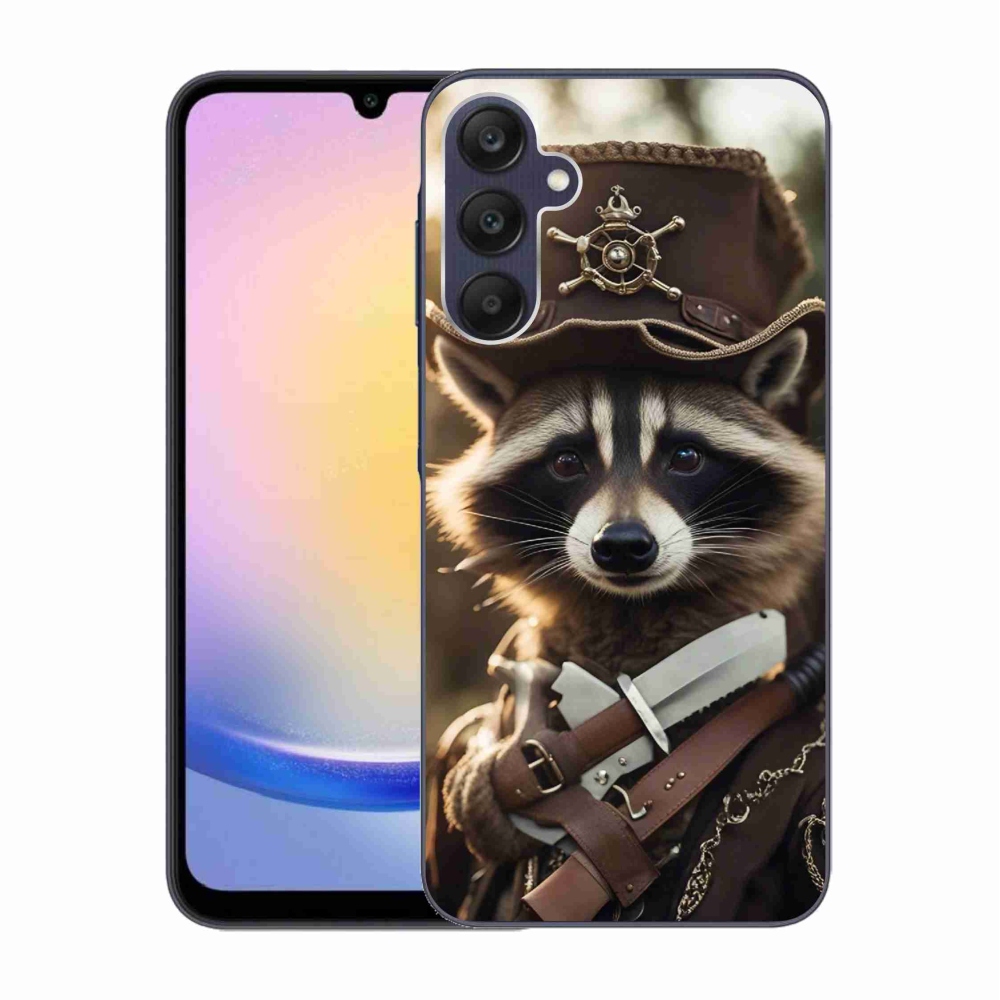 Gelový kryt mmCase na Samsung Galaxy A25 5G - mýval v uniformě