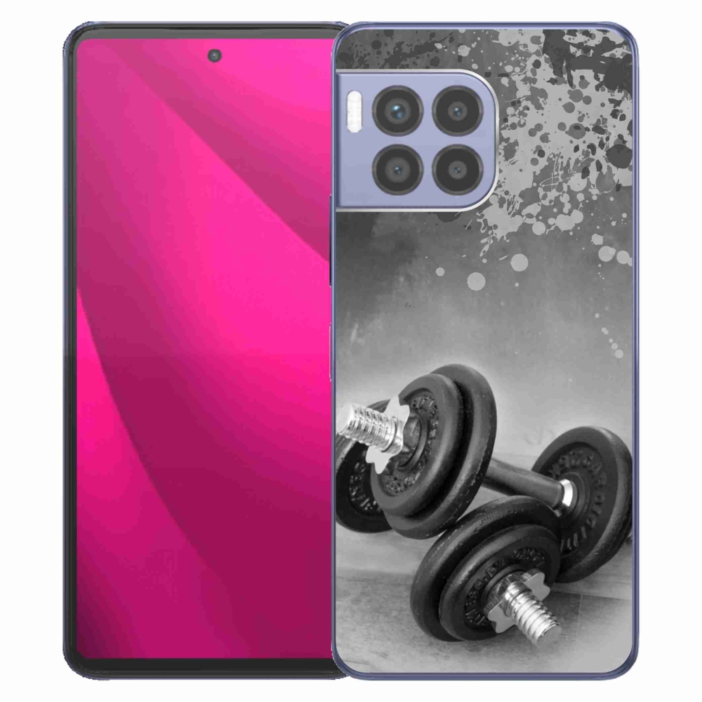 Gelový kryt mmCase na T-Mobile T Phone 2 Pro - činky 1