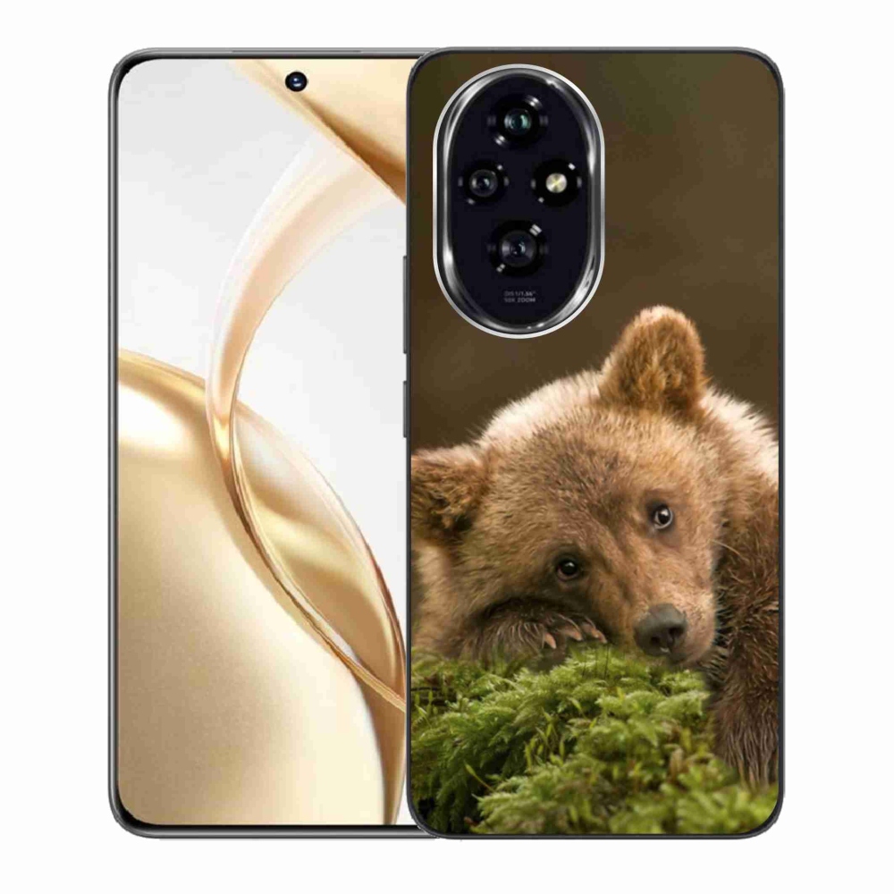 Gelový kryt mmCase na Honor 200 5G - medvěd