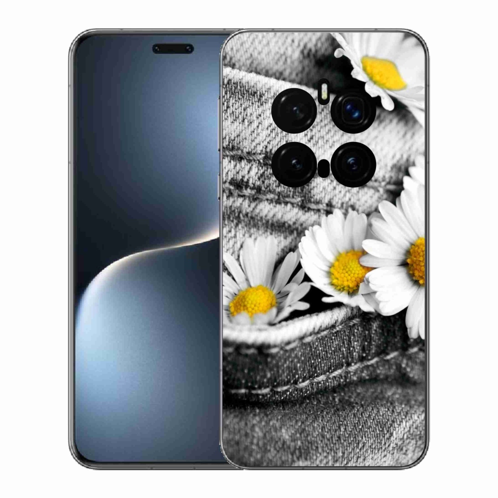 Gelový kryt mmCase na Honor Magic 7 Pro 5G - kopretiny