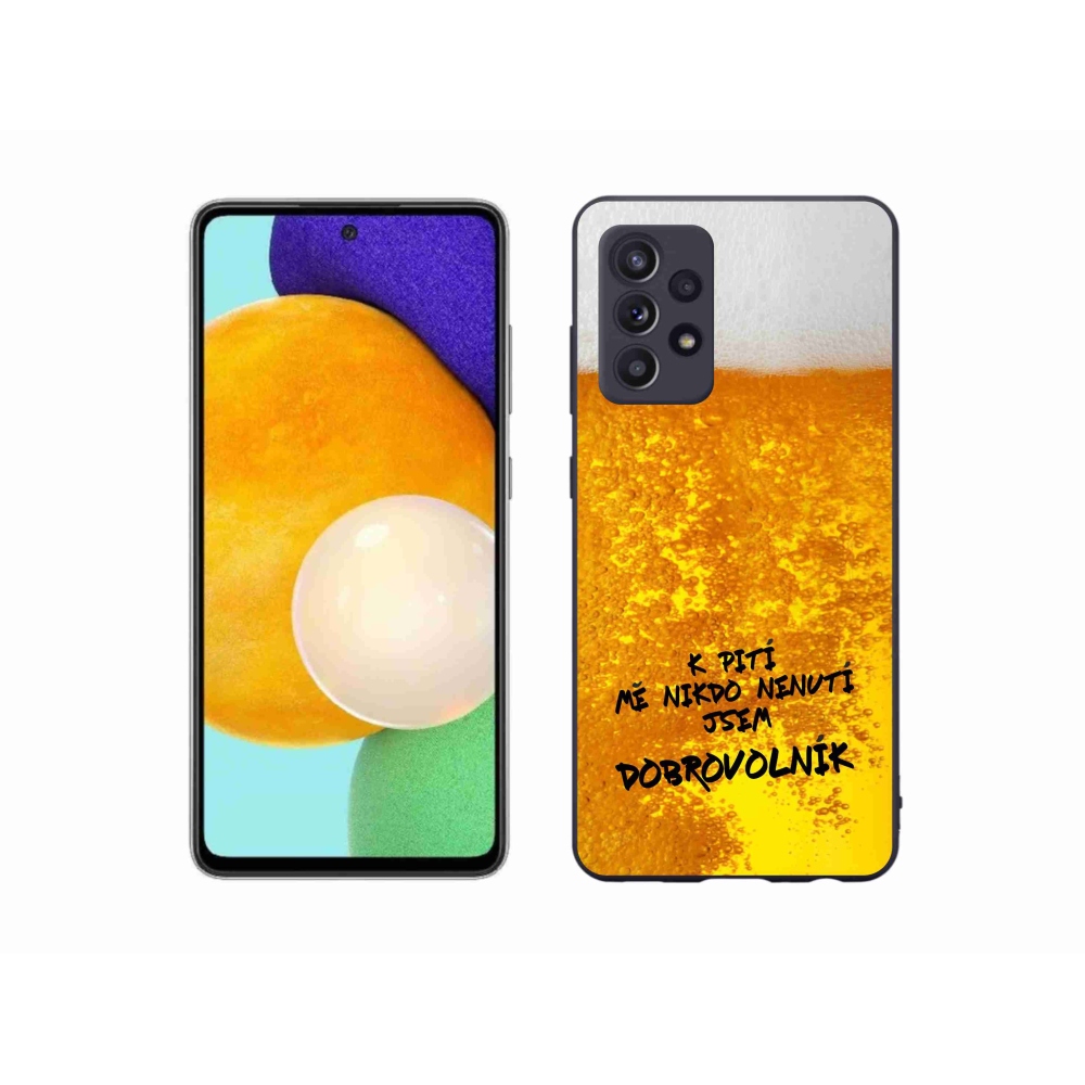 Gelový kryt mmCase na Samsung Galaxy A52/A52 5G - pivní motiv 4