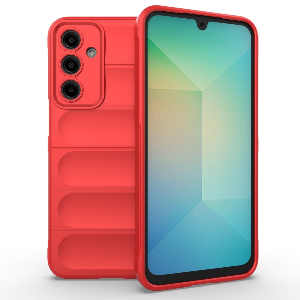 Rugg odolný gelový obal na Samsung Galaxy A16 4G/5G - červený