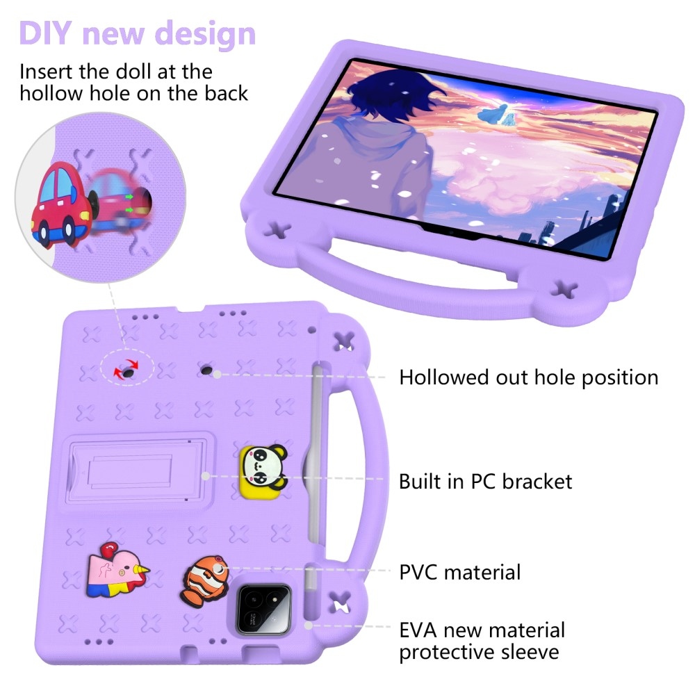 Kids odolný obal na tablet Xiaomi Pad 7/7 Pro - fialový