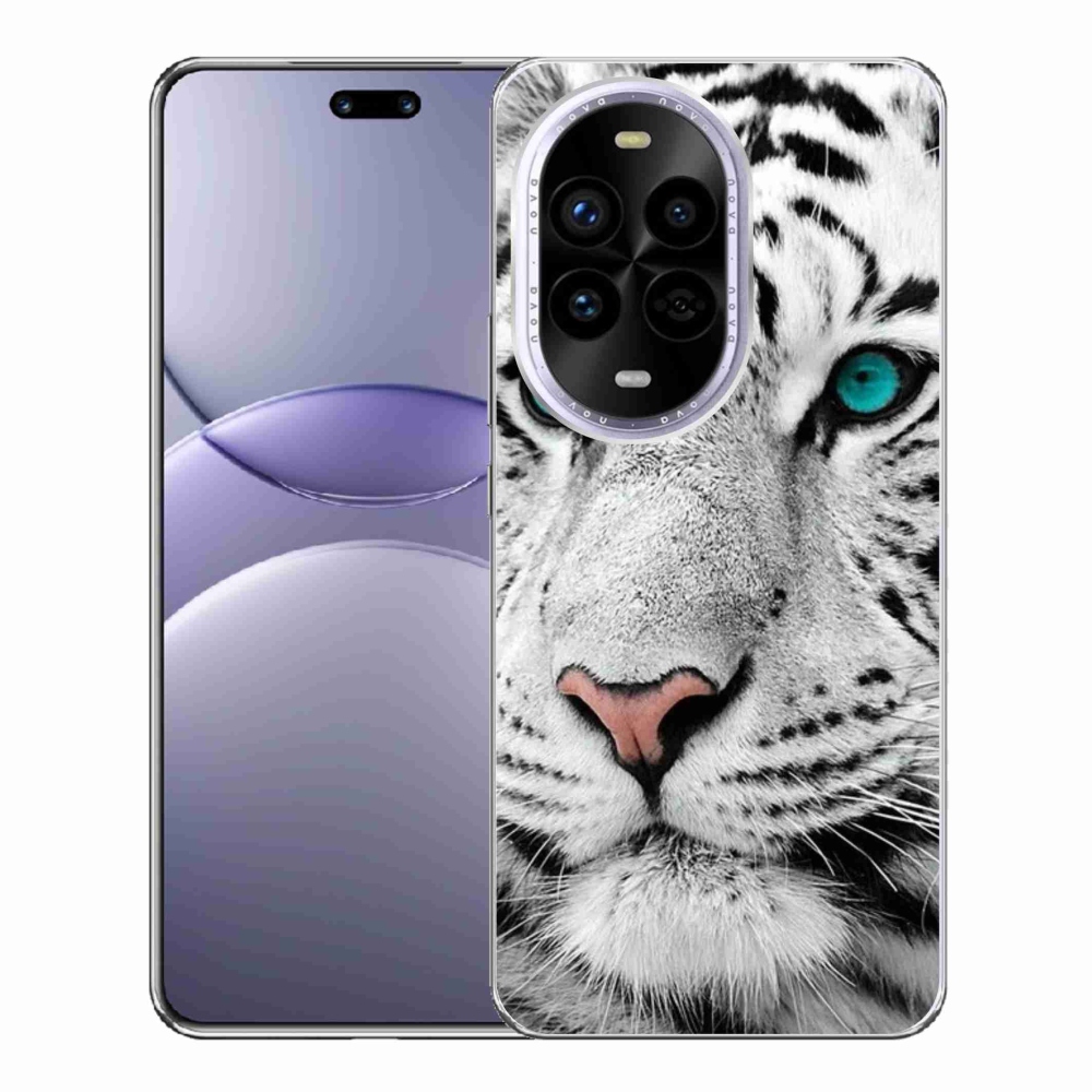 Gelový kryt mmCase na Huawei Nova 13 Pro 5G - bílý tygr