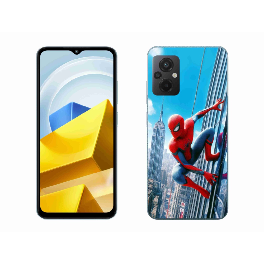 Gelový kryt mmCase na Xiaomi Poco M5 4G - spiderman