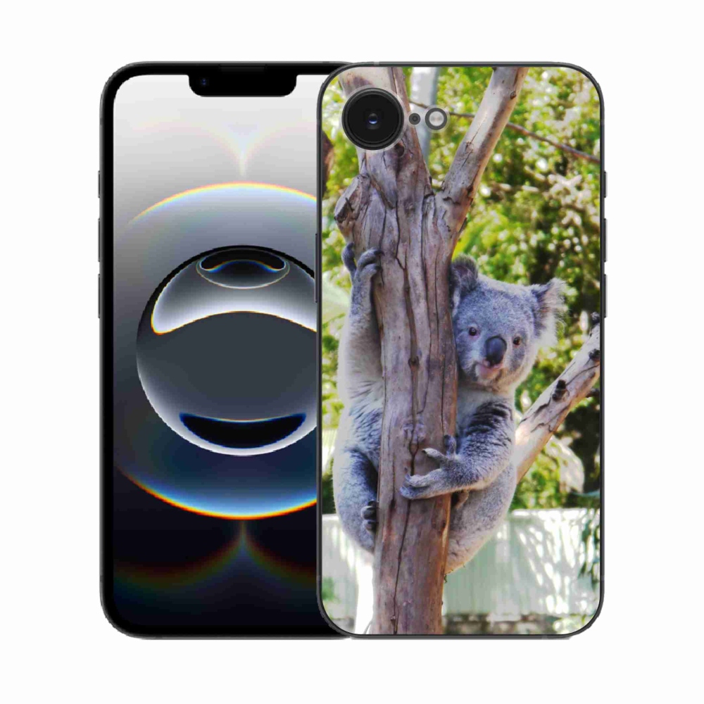 Gelový kryt mmCase na iPhone 16e - koala