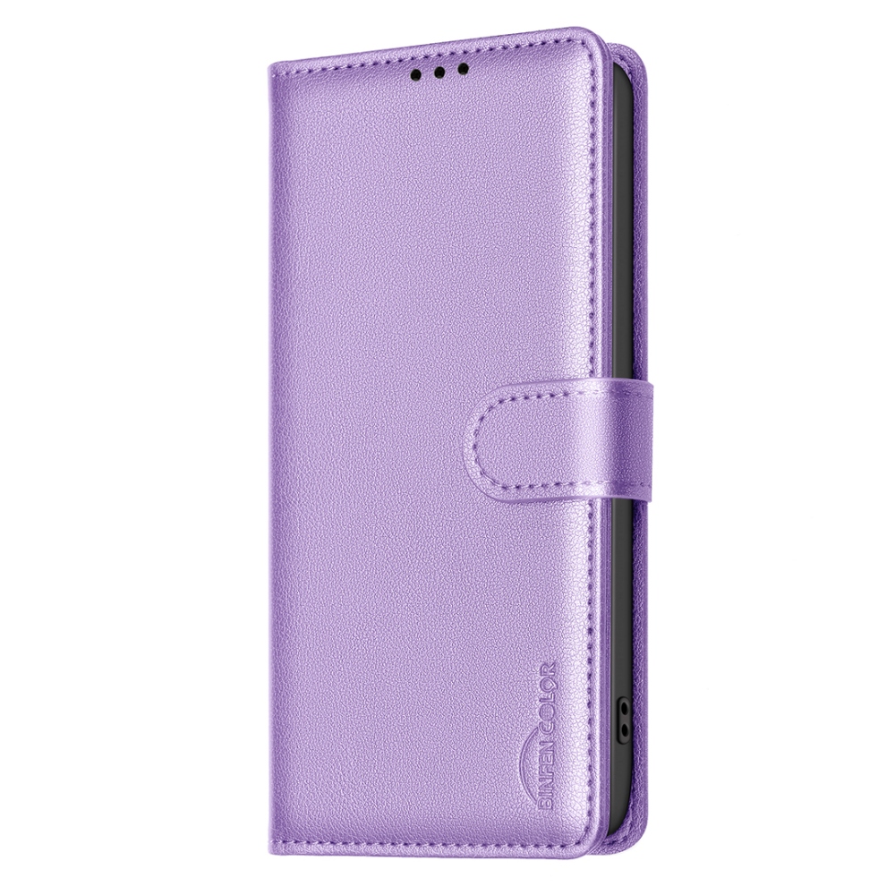 BINFEN knížkové pouzdro na iPhone 17 Pro Max - fialové