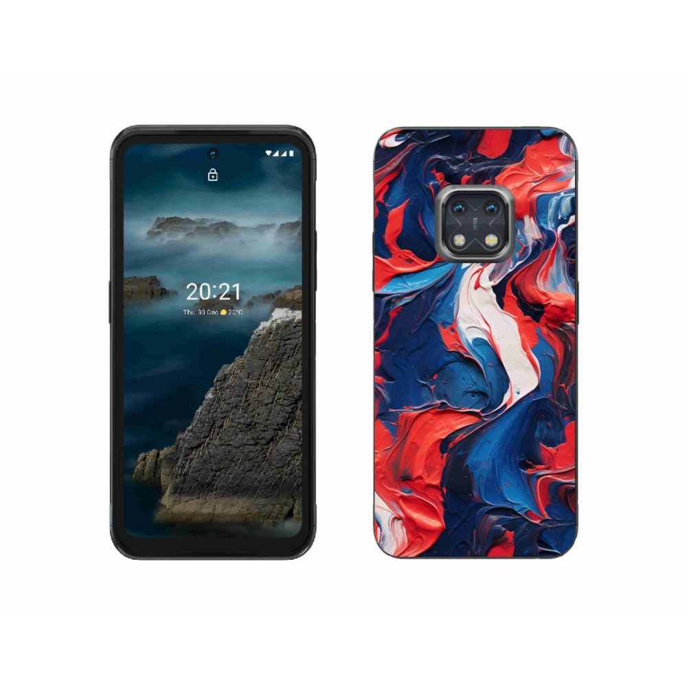 Gelový kryt mmCase na Nokia XR20 - abstraktní motiv 7