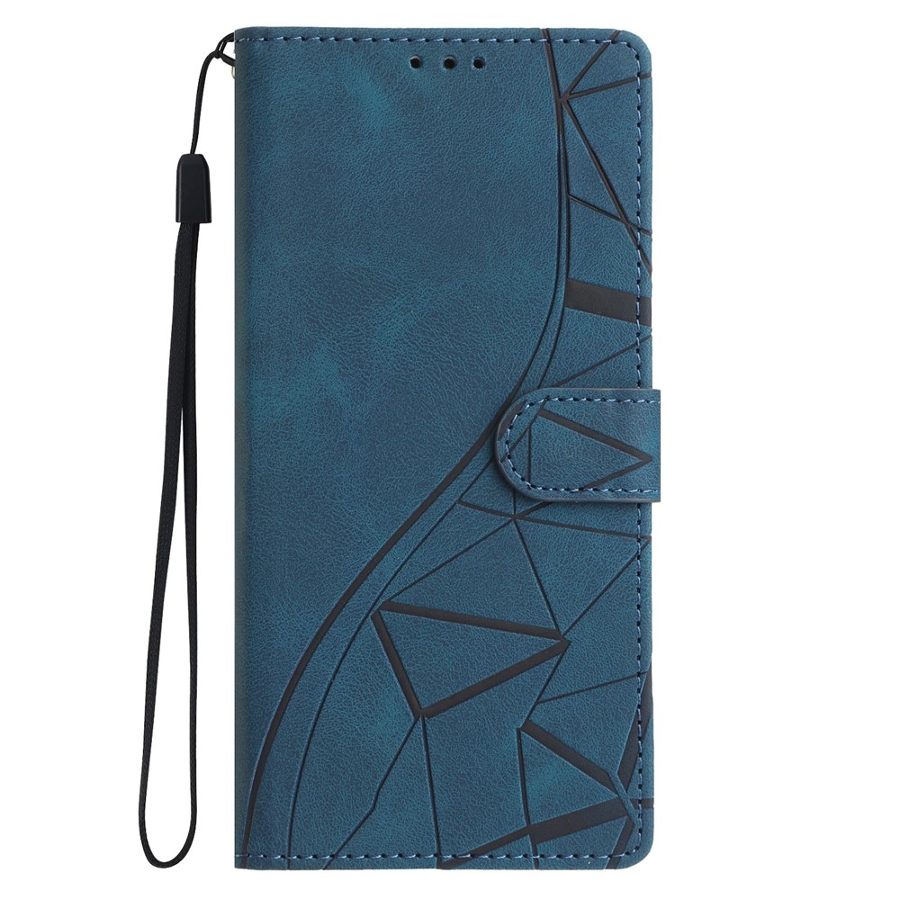 Triangles knížkové pouzdro na Xiaomi 15T Pro - modré