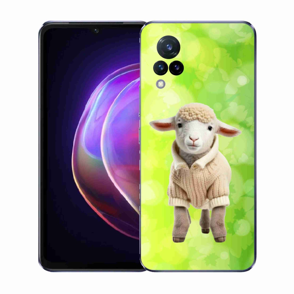 Gelový kryt mmCase na Vivo V21 4G/5G - jehně ve svetru