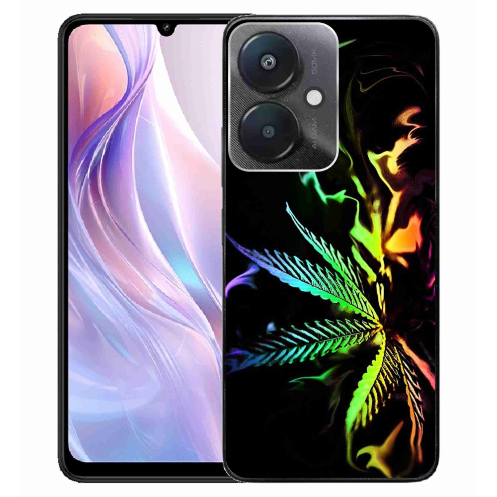 Gelový kryt mmCase na Xiaomi Redmi 13C 5G - konopí 2