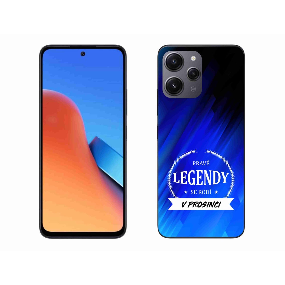 Gelový kryt mmCase na Xiaomi Redmi 12 - legendy v prosinci modré pozadí