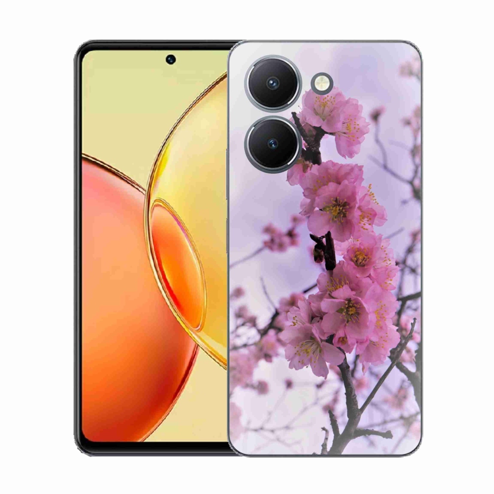 Gelový kryt mmCase na Vivo Y36 - květiny 7
