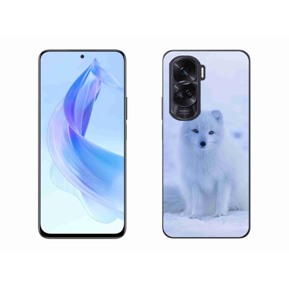 Gelový kryt mmCase na Honor 90 Lite - polární liška