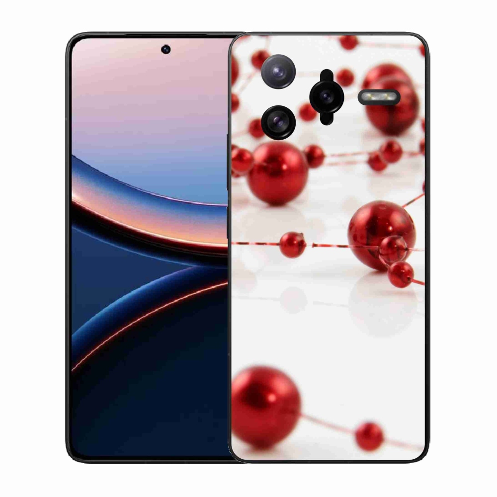 Gelový kryt mmCase na Xiaomi Poco F7 Ultra - vánoční řetěz