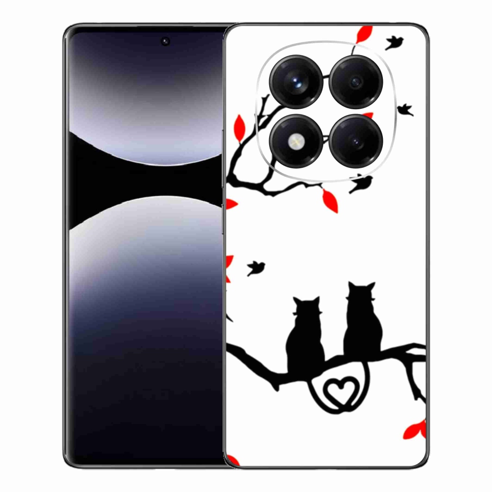 Gelový kryt mmCase na Xiaomi Redmi Note 14 Pro - kočičí láska