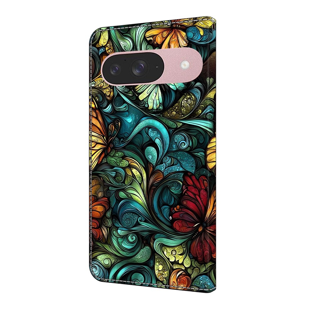 Smooth knížkové pouzdro na Google Pixel 10 Pro/Pixel 10 - akvarelové rostiny