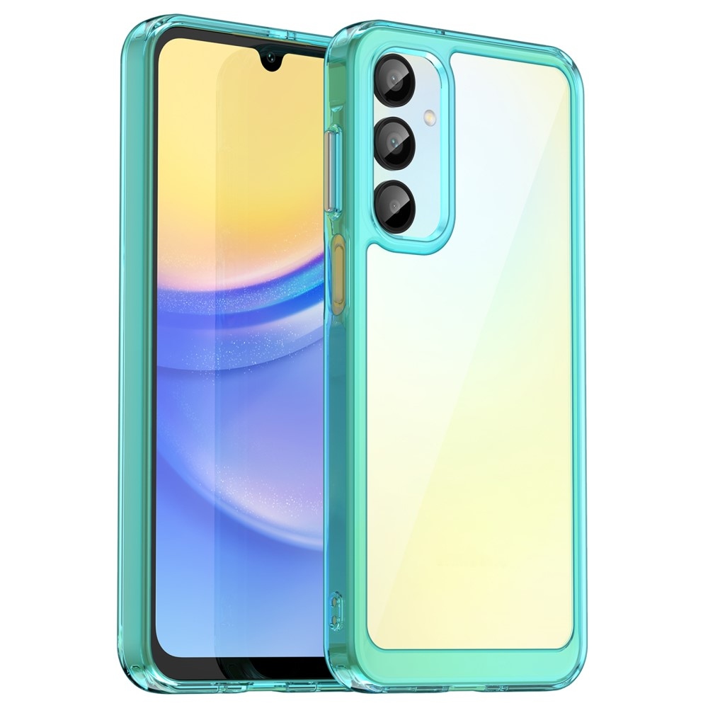 Gelový obal s pevnými zády na Samsung Galaxy A16 4G/5G - světlemodrý