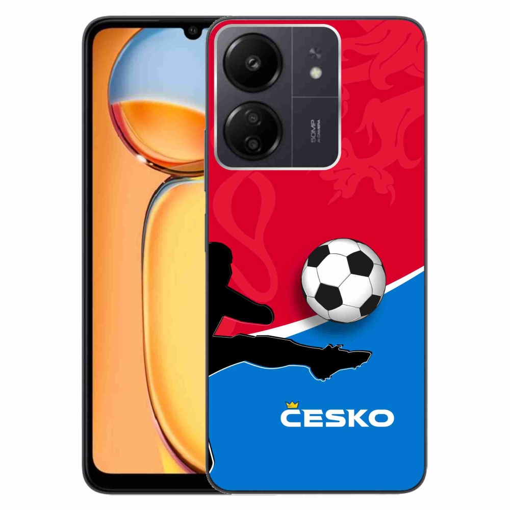 Gelový kryt mmCase na Xiaomi Poco C65/Redmi 13C - fotbal Česko 2