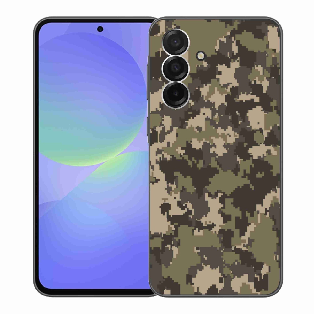 Gelový kryt mmCase na Samsung Galaxy A36 5G - maskáčový vzor 12