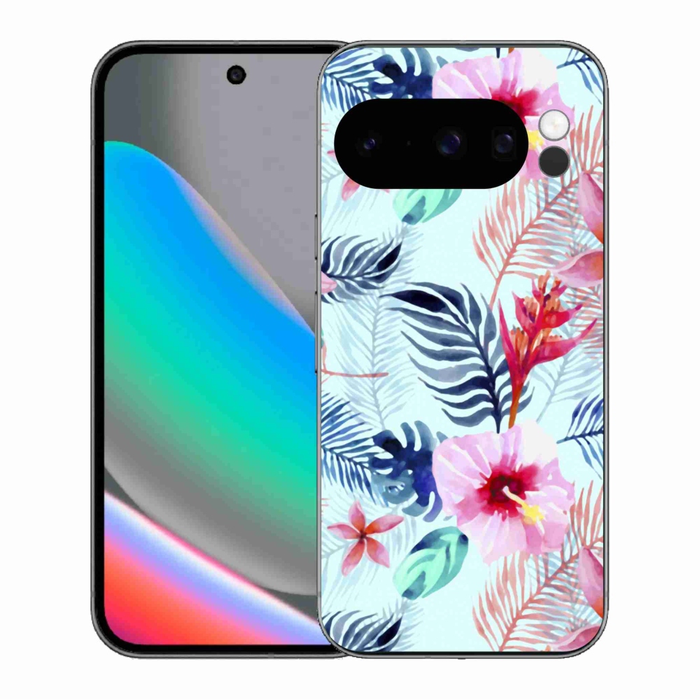 Gelový kryt mmCase na Google Pixel 10 Pro - květiny