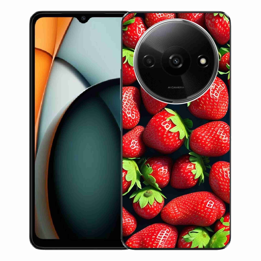 Gelový kryt mmCase na Xiaomi Redmi A3 - jahody