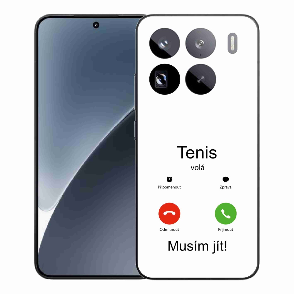 Gelový kryt mmCase na Xiaomi 15 Pro - tenis volá bílé pozadí