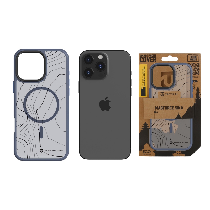 Tactical MagForce Hyperstealth Sika Kryt pro iPhone 16 Pro Max Deep Blue