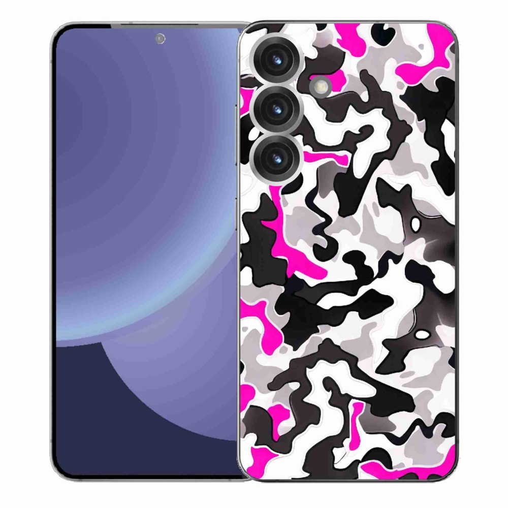 Gelový kryt mmCase na Samsung Galaxy S25+ - maskáčový vzor 5
