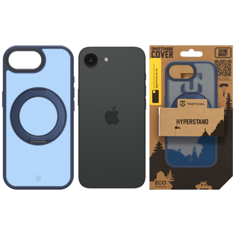 Tactical MagForce Hyperstand Kryt pro Apple iPhone 16e/17e Deep Blue