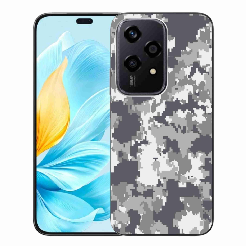 Gelový kryt mmCase na Honor 200 Lite 5G - maskáčový vzor 2