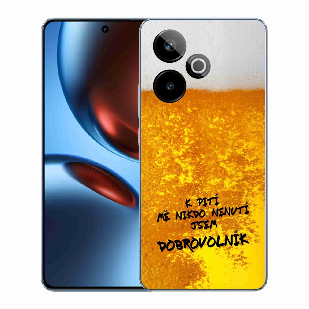 Gelový kryt mmCase na Realme GT 7 5G/GT 7T 5G - pivní motiv 4