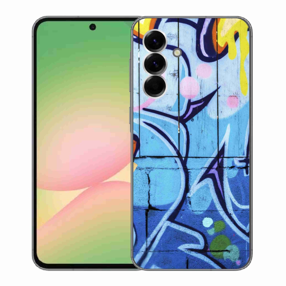 Gelový kryt mmCase na Samsung Galaxy A56 5G - graffiti